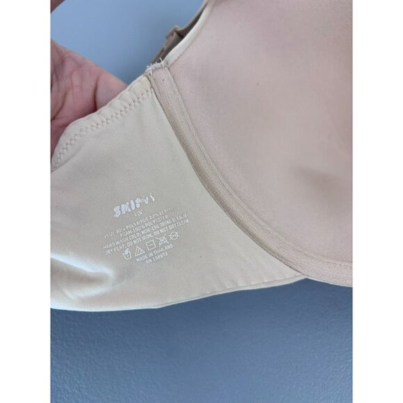 Skims women's 40C beige underwire lightly lined t-shirt comfort bra - Picture 4 of 5